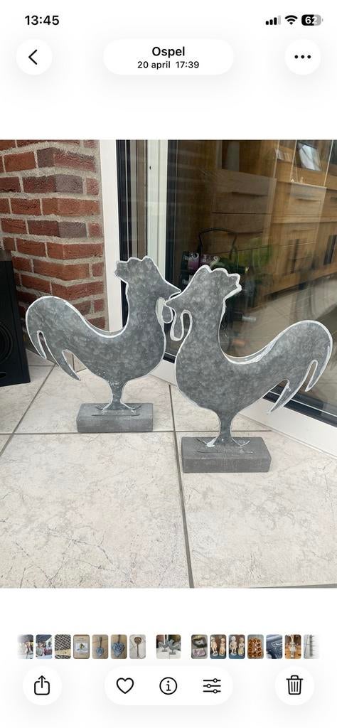 Kippen beelden, Verzamelen, Beelden en Beeldjes, Ophalen, Zo goed als nieuw