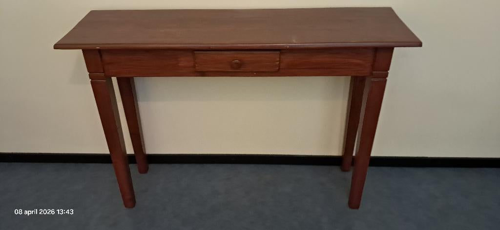 Wandtafel/ sidetable hout, Ophalen, Zo goed als nieuw