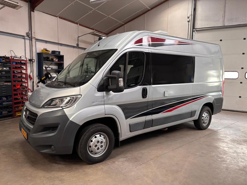 Pössl FIAT 2017 40.000 KM NAP EURO6 150PK2500KG enkele bedd, Caravans en Kamperen, Campers, Buscamper of Camperbus, Info@autohuysruurlo.nl