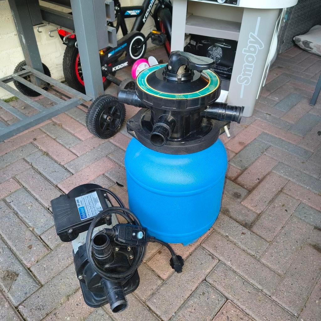 Zandfilter met zwembadpomp Waterland ZF-200, Ophalen, Zo goed als nieuw, Overige typen