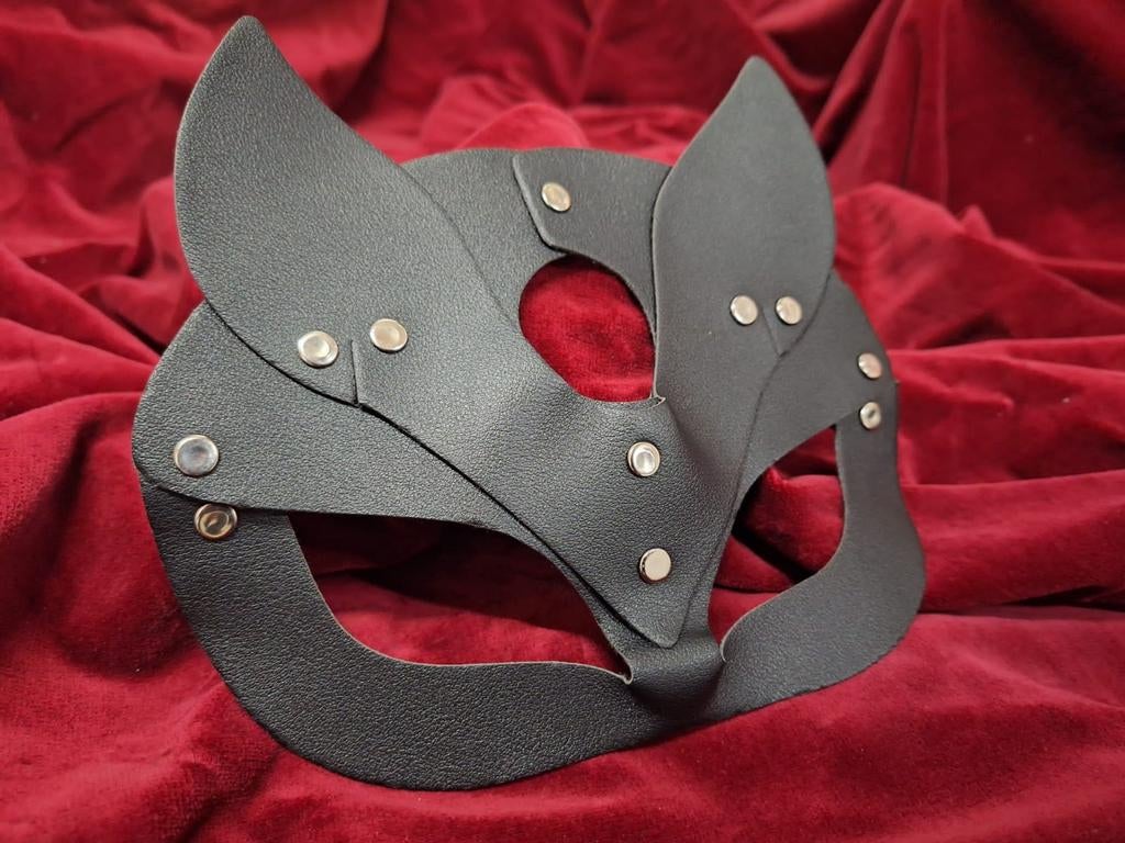 Zwart katten masker, Ophalen of Verzenden