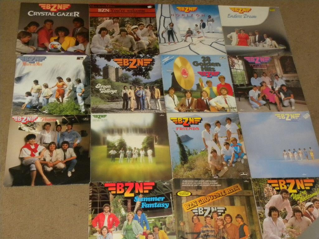 15 BZN lp's in zeer mooie staat, Cd's en Dvd's, Vinyl | Pop, Ophalen of Verzenden, Zo goed als nieuw, 12 inch