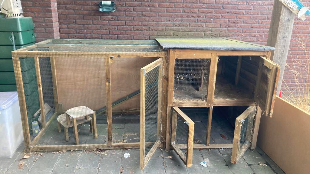 Konijnenhok, Ophalen, 90 cm of meer, Konijn, Hok