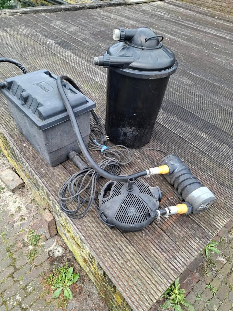 Vijverbenodigdheden: Filter, Pomp & UV-lamp, Ophalen, Gebruikt, Vijverfilter