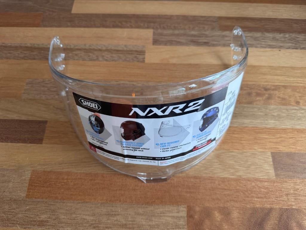 Shoei CWR-F2 vizier helder (nieuw), Ophalen of Verzenden, Nieuw met kaartje, Integraalhelm, Shoei