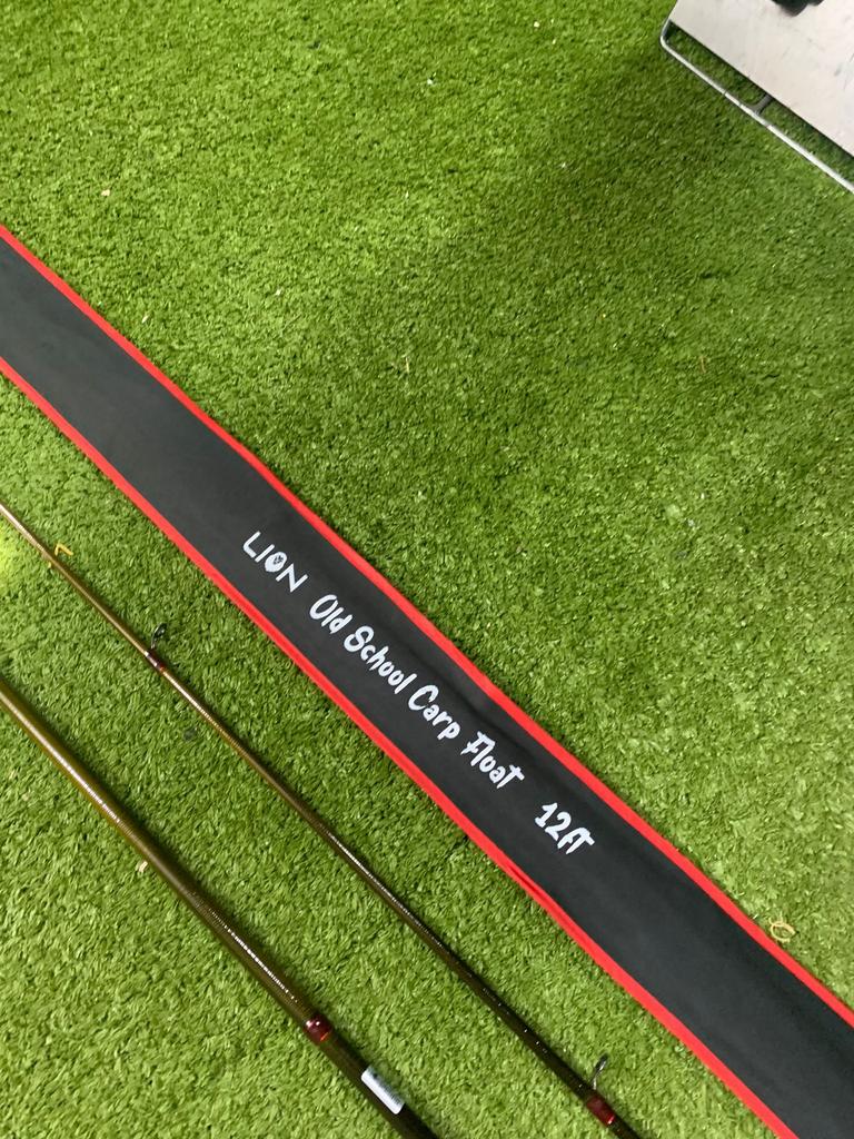 Nieuwe Lion Old School Carp Float penhengel, 3.60m 1.75 lb, Watersport en Boten, Hengelsport | Karpervissen, Ophalen of Verzenden