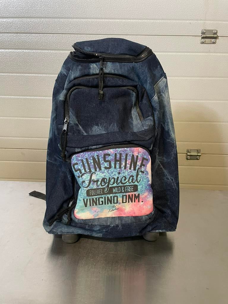 Vingino Rugtas / Reistas / Trolley, Wieltjes, 20 tot 30 cm, Blauw, Minder dan 40 cm