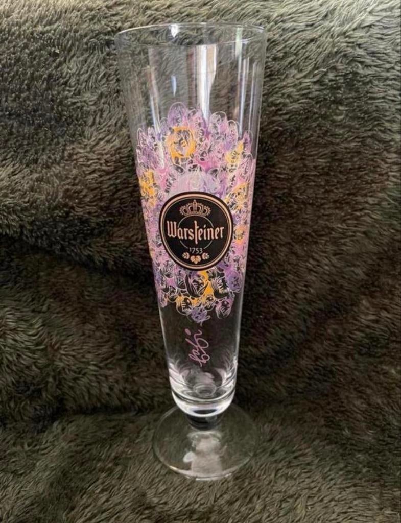 Warsteiner bierglas, Ophalen of Verzenden, Zo goed als nieuw, Glas of Glazen, Overige merken