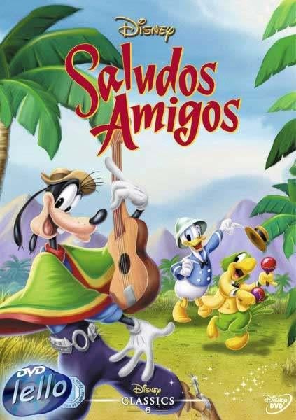 Disney's Saludos Amigos (1942), KC UK, SLD niet NLO/G, Cd's en Dvd's, Dvd's | Tekenfilms en Animatie, Tekenfilm, Ophalen of Verzenden