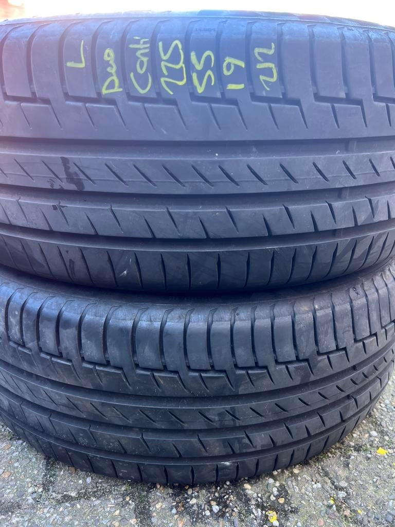 Continental PremiumContact6.. 7/8mm 225/55/19, Band(en), Ophalen, 19 inch, Zomerbanden