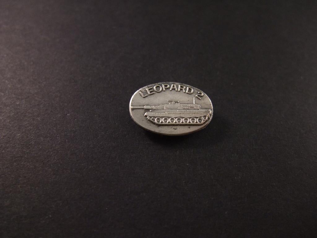 Leopard 2 gevechtstank, pin, Ophalen of Verzenden, Landmacht, Nederland, Embleem of Badge