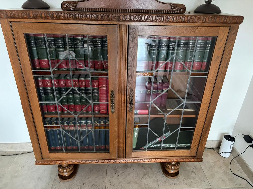 Antiek eiken boekenkast, Antiek en Kunst, Ophalen