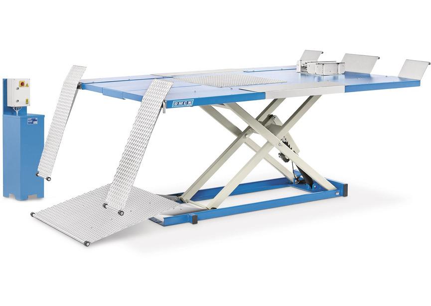 Elektro-hydraulische motohefbrug 600kg 2200x1500mm OMCN, Motoren, Ophalen of Verzenden