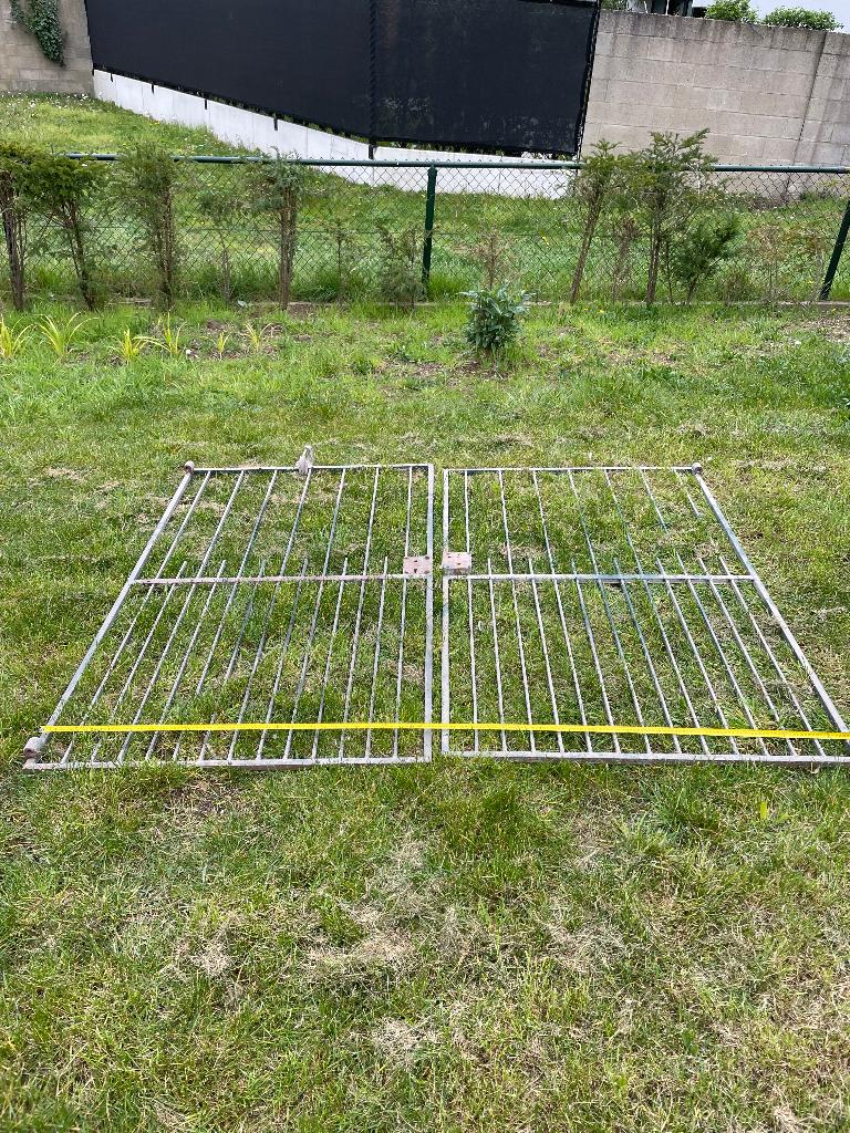 Poort tuinpoort hekwerk, Ophalen, Gebruikt, Staal, 150 tot 200 cm