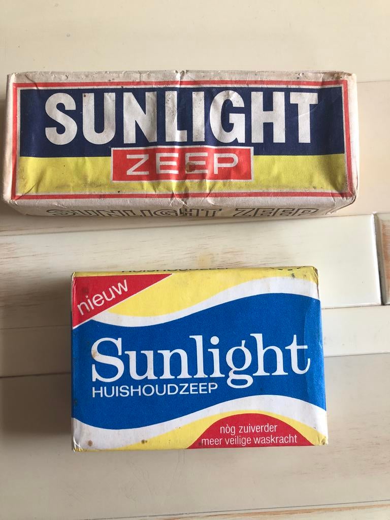 Vintage Sunlight zeep, Ophalen of Verzenden, Overige typen