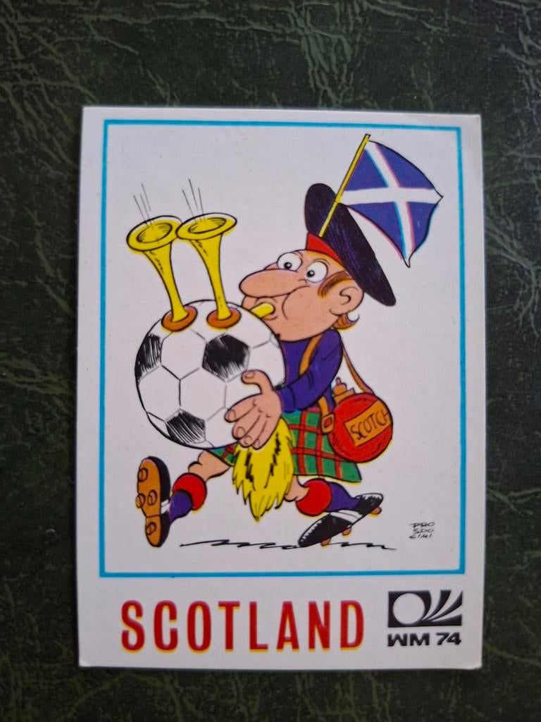 München 74 figurine panini voetbal, Ophalen of Verzenden, Zo goed als nieuw