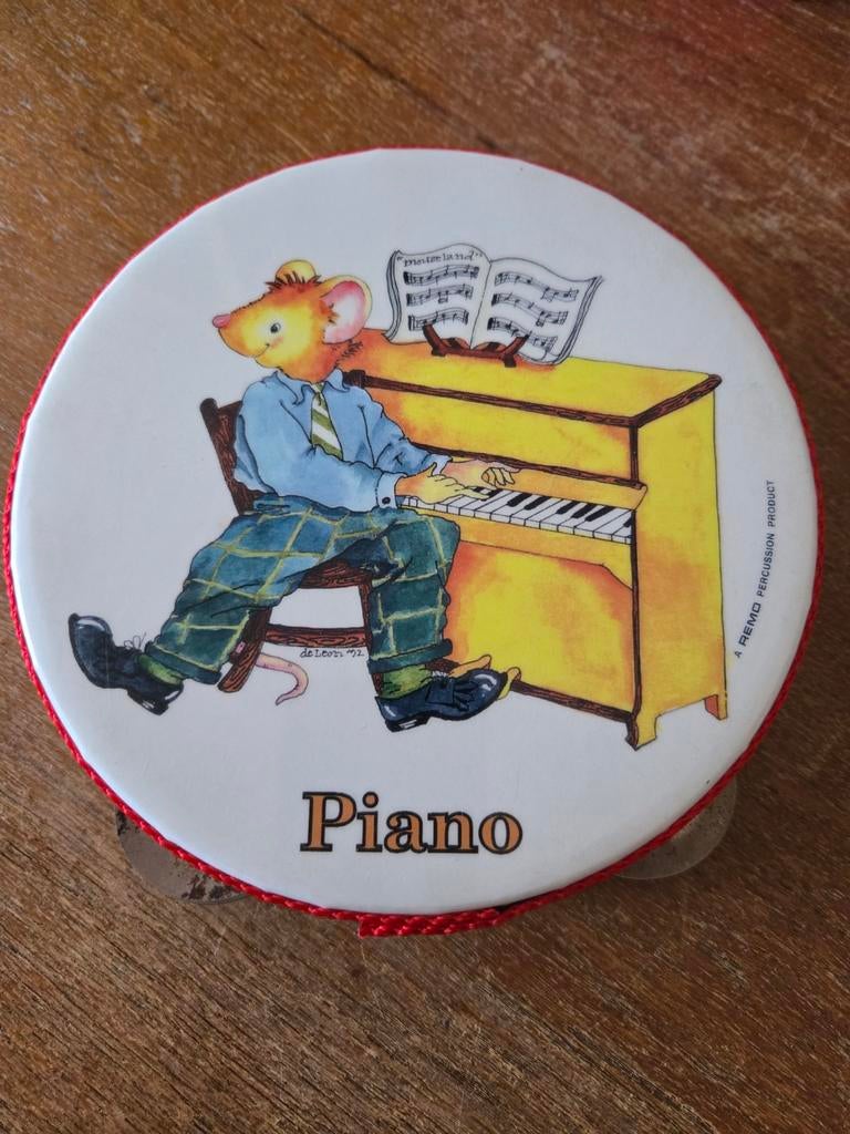 Vintage Remo Kids Percussion Tamboerijn, Muziek en Instrumenten, Percussie, Ophalen of Verzenden, Gebruikt, Overige soorten