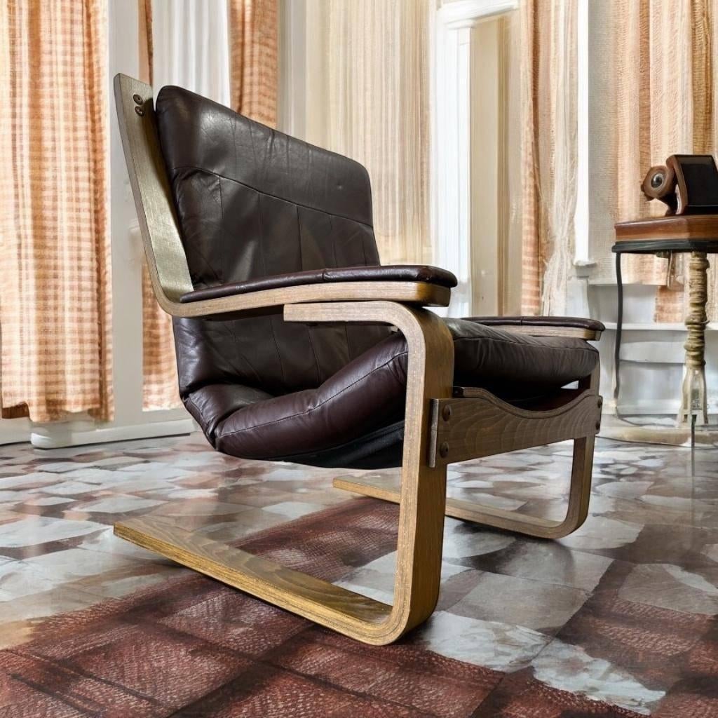 Vintage fauteuil / lounge stoel / eenzit jaren 70, Ophalen