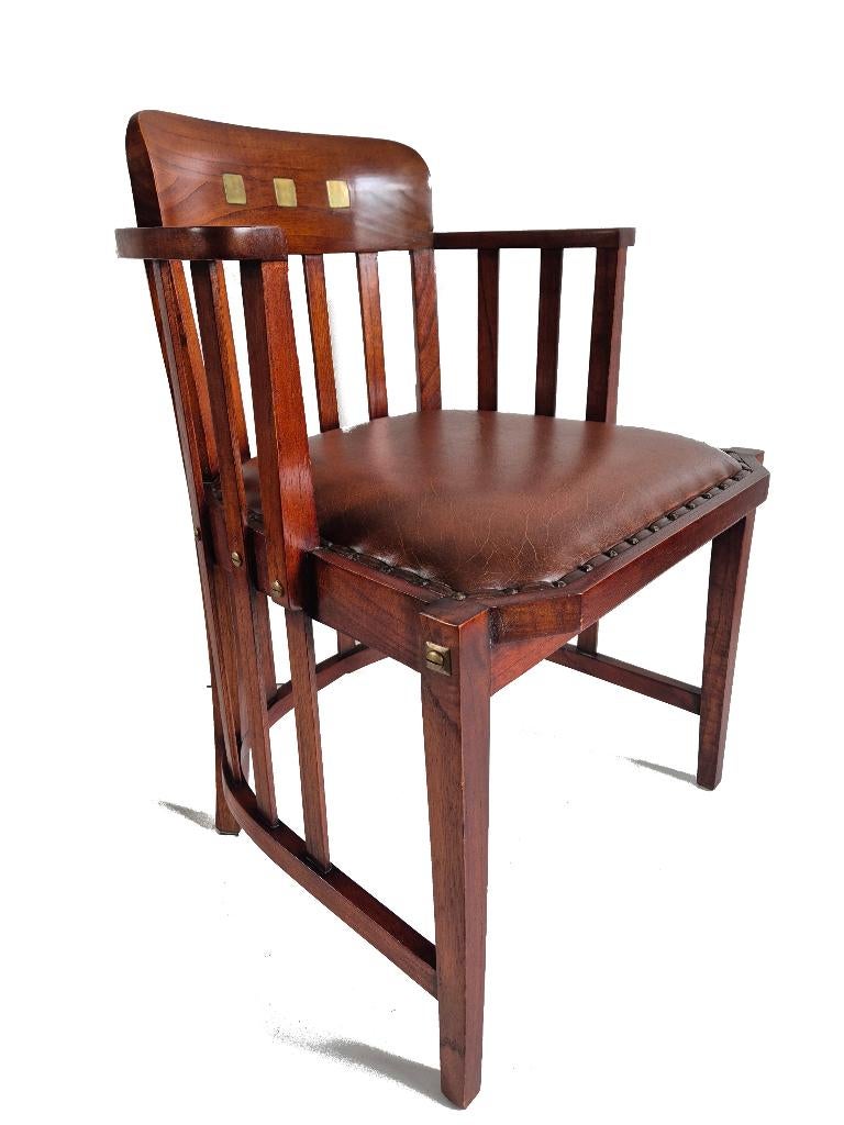 Fantastische originele vintage Art Deco Globe Wernicke stoel, Huis en Inrichting, Stoelen, Ophalen, Gebruikt, Bruin, Eén