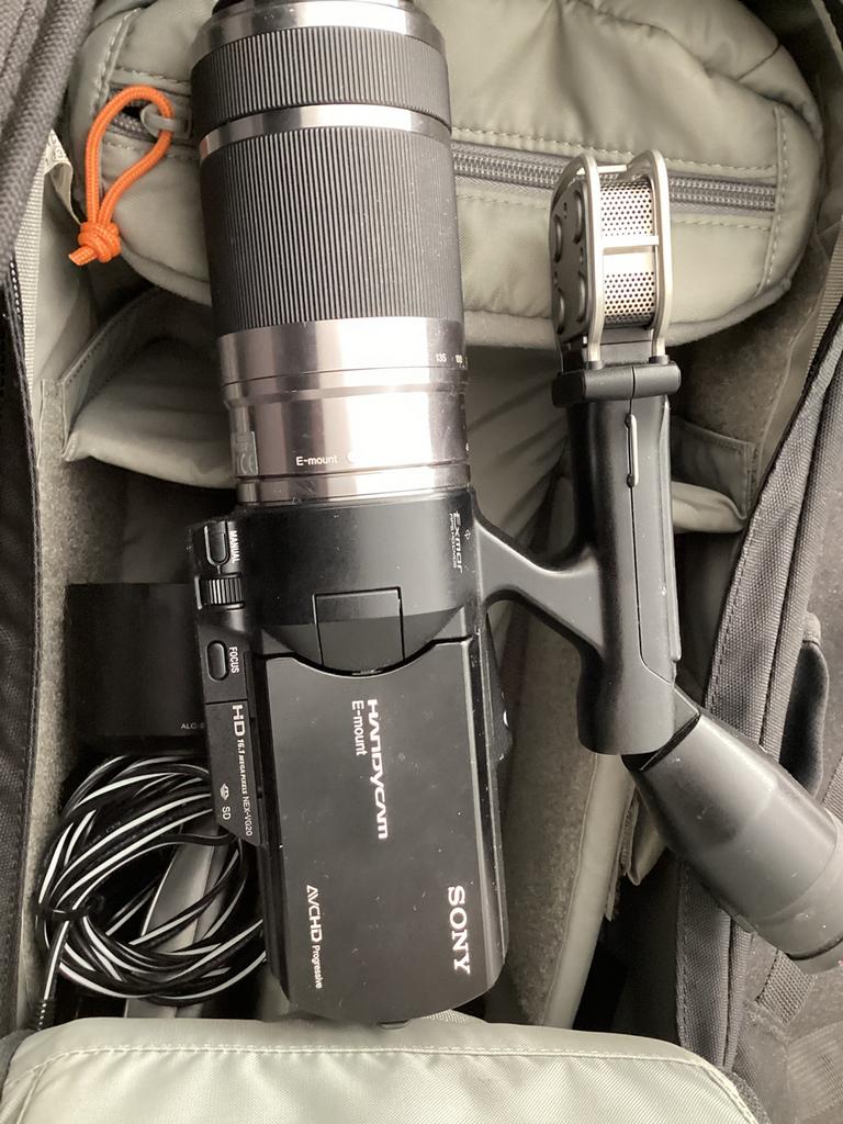 Sony NEX-VG20E compleet, 20x of meer, Ophalen of Verzenden, Zo goed als nieuw, Sony