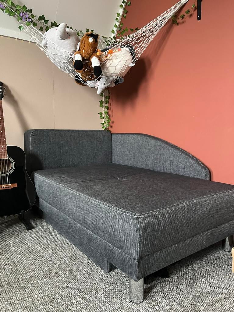 Slaapbank met opbergruimte - comfortabel en praktisch, Ophalen, Gebruikt, Eenpersoons, Overige maten