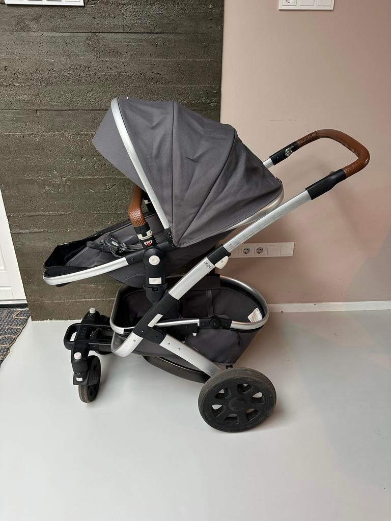 Joolz Geo2 kinderwagen Hippo Grey acessoires, licht gebruikt, Gebruikt, Verstelbare duwstang, Combiwagen, Ophalen
