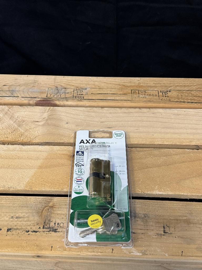 AXA Dubbele 30-30 mm 3 sleutels (Cilinderslot), Overige materialen, AXA, Nieuw, Ophalen of Verzenden