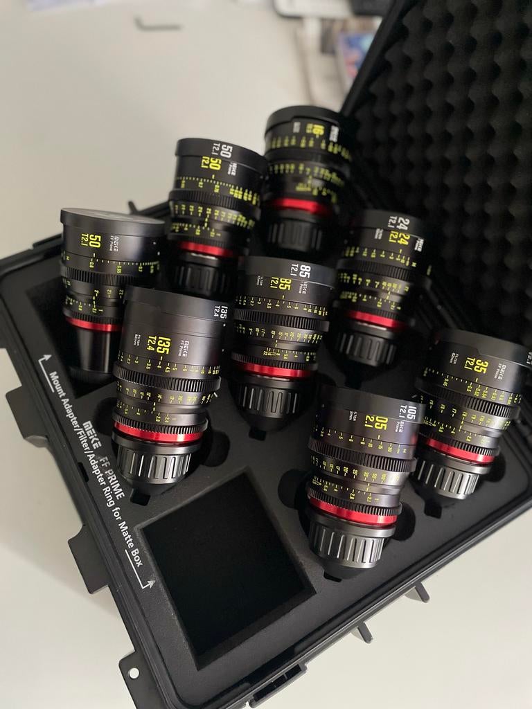 Meike Cine T2.1 Fullframe set (8 stuks), Ophalen, Zo goed als nieuw, Overige typen