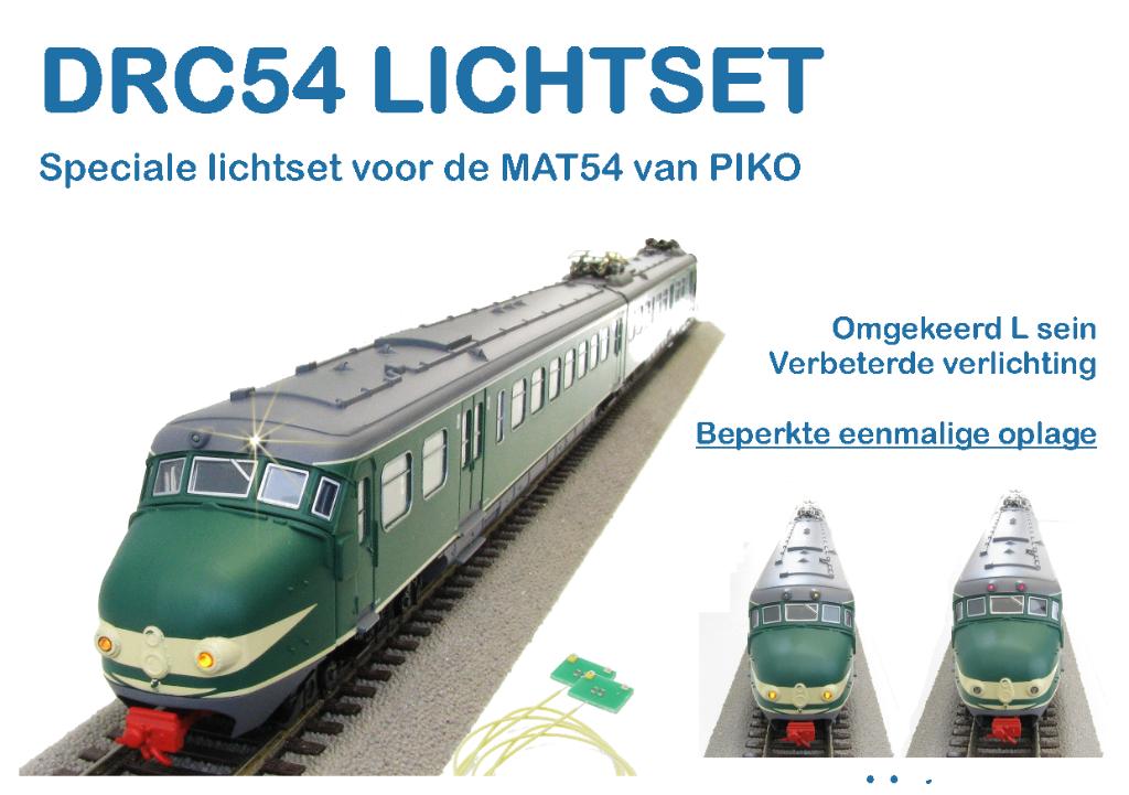 Digikeijs DRC54 NS Lichtset (Piko) Hondekop - HO, Hobby en Vrije tijd, Modeltreinen | H0, Gelijkstroom, Overige typen, Nieuw, NS