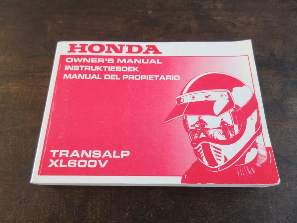 Honda 600 Transalp XL600V Instructieboek handleiding, Motoren, Handleidingen en Instructieboekjes, Honda, Ophalen of Verzenden