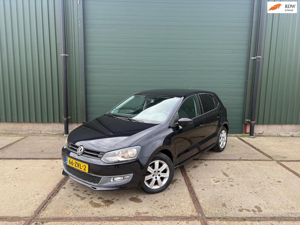 Volkswagen Polo 1.2 TSI Highline | Nwe Ketting | Airco | 5 D, Voorwielaandrijving, Euro 5, Zwart, 988 kg