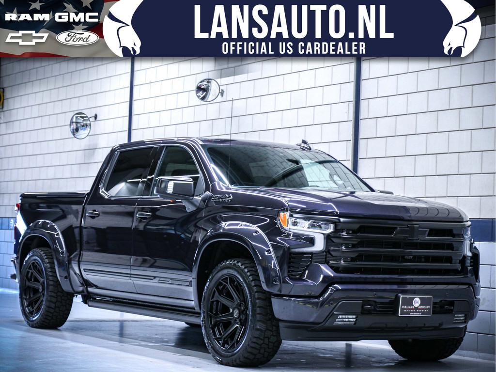 Chevrolet Silverado 1500 High Country | Black Ops Dark Ash M, Auto's, Chevrolet, Gebruikt, 426 pk, 2643 kg, SUV of Terreinwagen