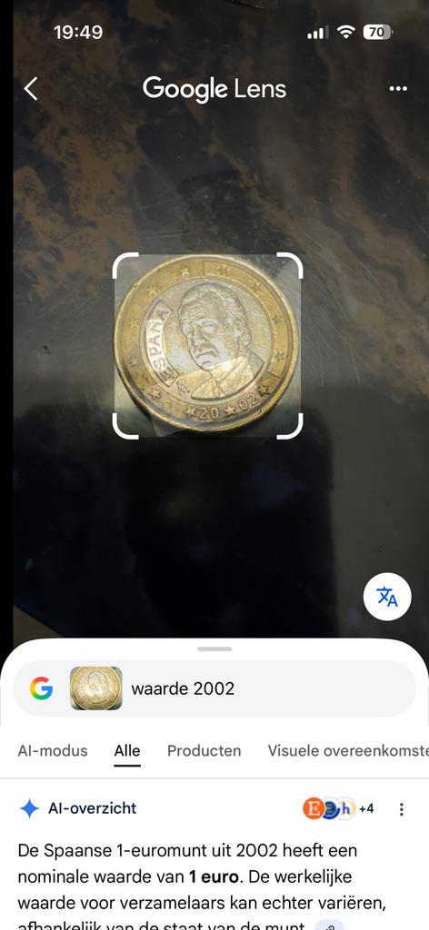 1 euro munt espana, Ophalen of Verzenden