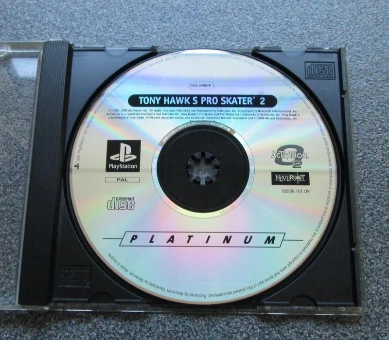 Tony Hawk's Pro Skater 2 (Disc Only), Spelcomputers en Games, Games | Sony PlayStation 1, Verzenden, 1 speler, Zo goed als nieuw