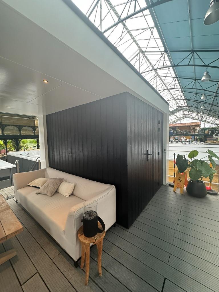 Showmodel Tuinhuis - OP = OP, Tuin en Terras, Tuinhuizen, Ophalen, 200 tot 400 cm, Tuinhuis, Zo goed als nieuw