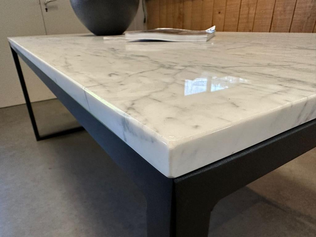 Marmer wit Napoli 180 x 100 cm, Ophalen of Verzenden, Vijf personen of meer, Rechthoekig, 50 tot 100 cm