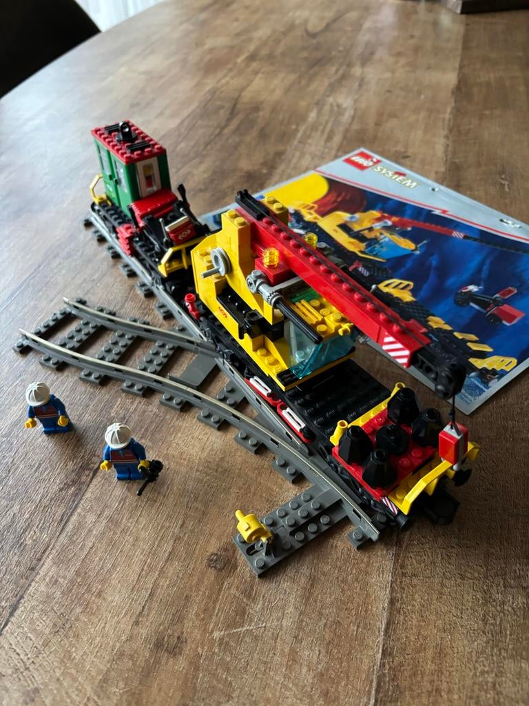 Lego System 4552  Kraan en extra wagon voor trein, Kinderen en Baby's, Speelgoed | Duplo en Lego, Ophalen of Verzenden, Gebruikt