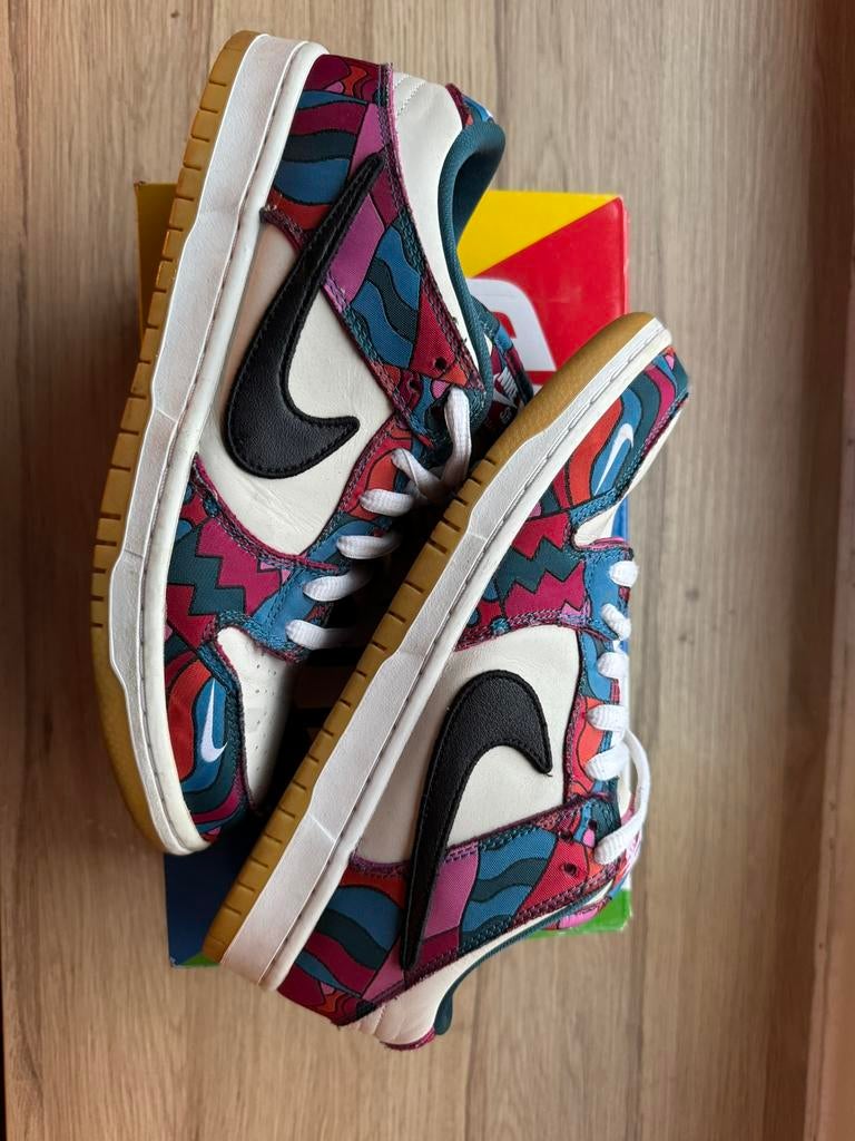 Nike SB dunk low Parra, Overige kleuren, Ophalen of Verzenden, Sneakers of Gympen, Gedragen