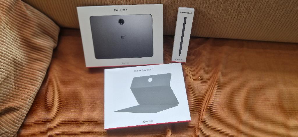ONEPLUS PAD 2 + FOLIO 2 Case + STYLO 2 Pen, Computers en Software, Android Tablets, 12 inch, Ophalen of Verzenden, Zo goed als nieuw