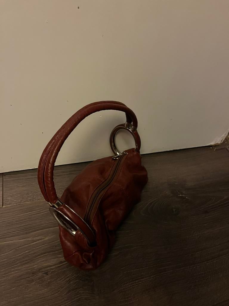 tasje dames, Sieraden, Tassen en Uiterlijk, Tassen | Damestassen, Ophalen, Gebruikt, Rood, Handtas