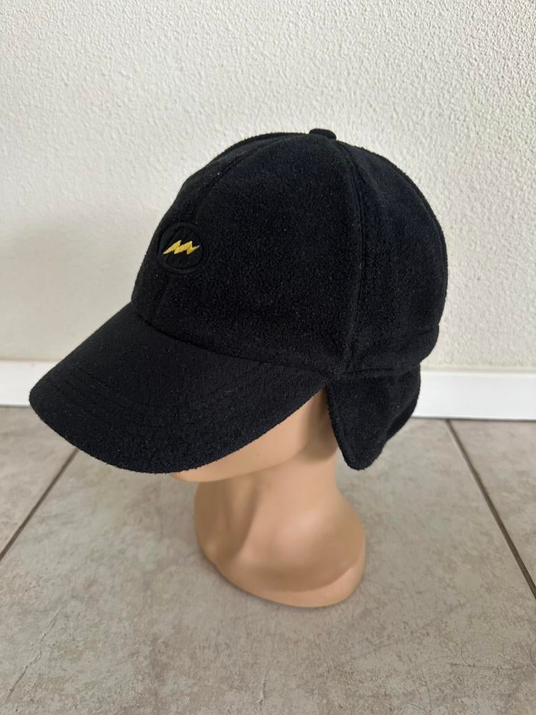 Nieuw muts pet met harde klep zwart fleece diam 23 trekkoord, Ophalen of Verzenden, Nieuw, Overige maten, Muts