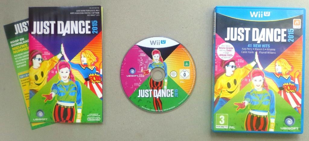 Just Dance 2015 voor de Nintendo Wii-U, Spelcomputers en Games, Games | Nintendo Wii U, Zo goed als nieuw, Muziek, 1 speler, Vanaf 3 jaar