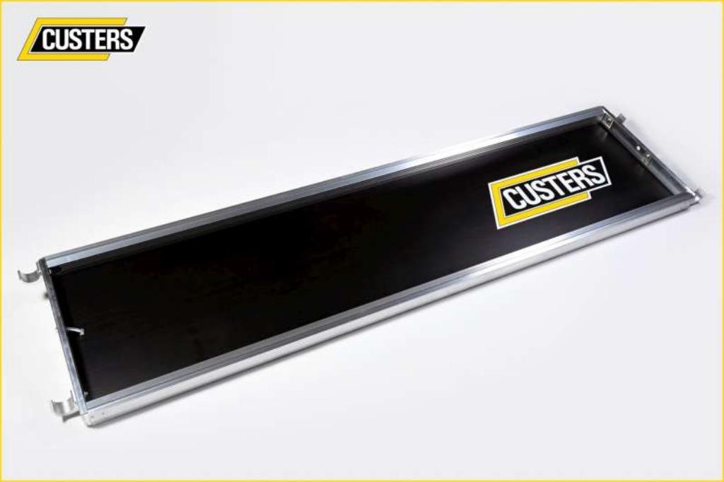 CUSTERS houten rolsteiger platform zonder luik 250 cm nieuw, Ophalen, Custers, ., Nieuw