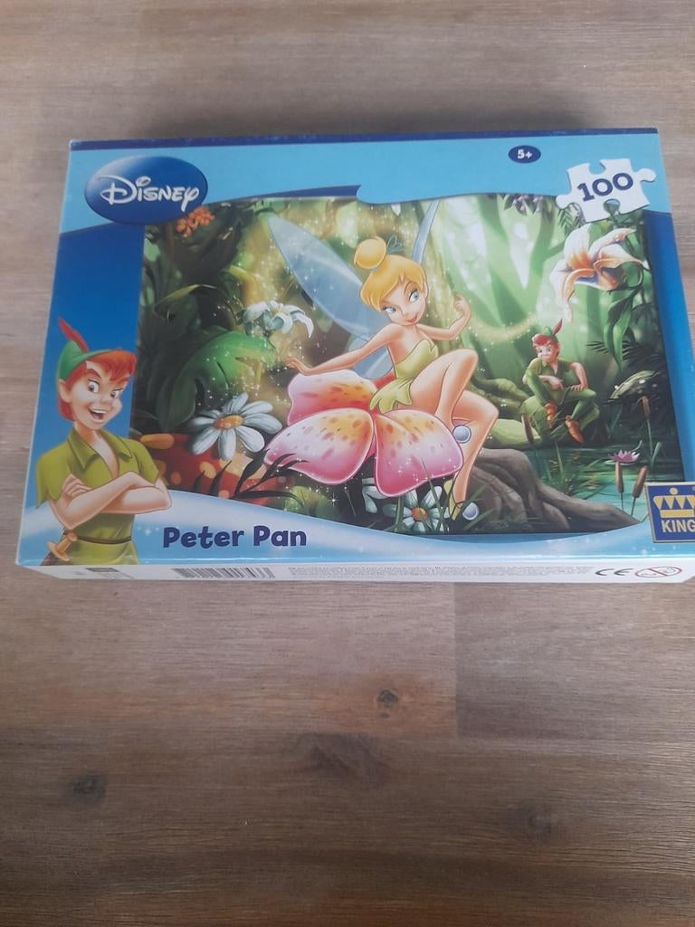 Disney Peter Pan puzzel, Ophalen of Verzenden, Meer dan 50 stukjes, Zo goed als nieuw, 4 tot 6 jaar