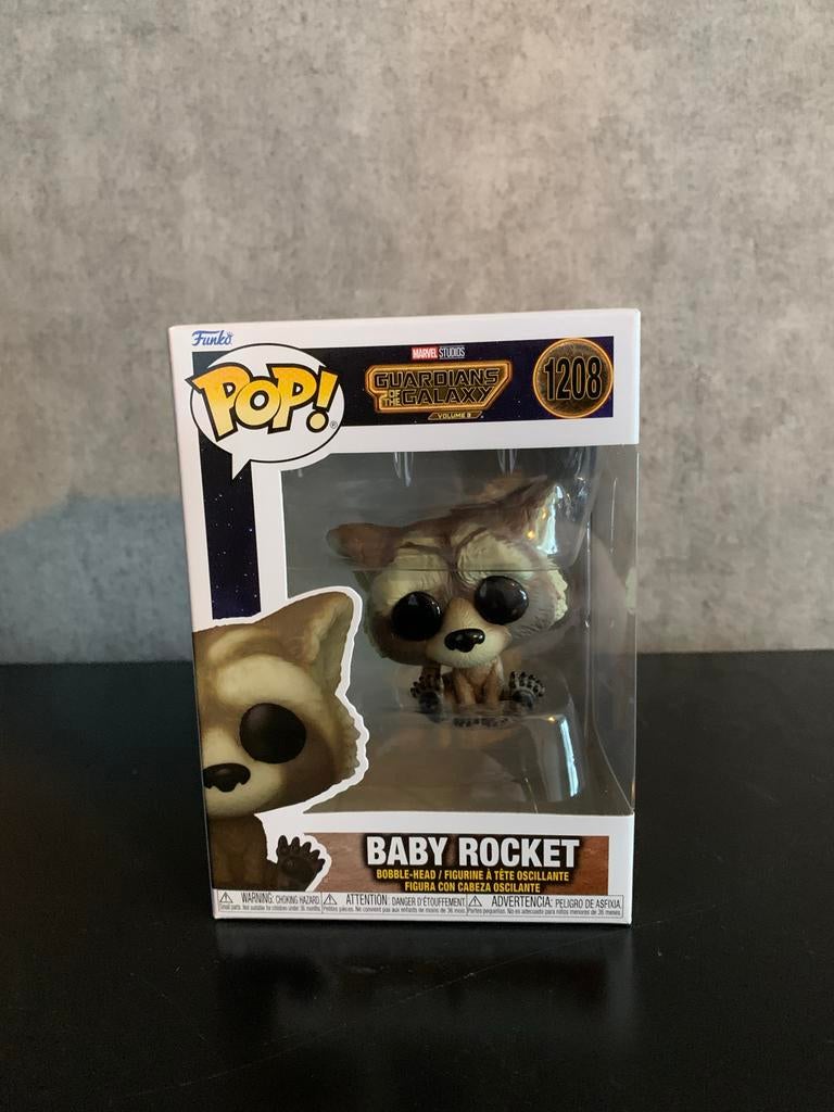 Funko Pop! Marvel Guardians - Baby Rocket #1208, Verzamelen, Ophalen of Verzenden, Zo goed als nieuw