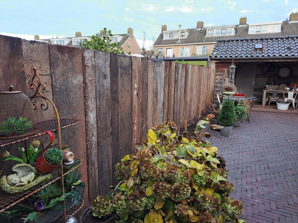 Duurzame sloophout  planken  azobe wandbekleding  schutting, Ophalen of Verzenden, Gebruikt, 250 cm of meer, Planken