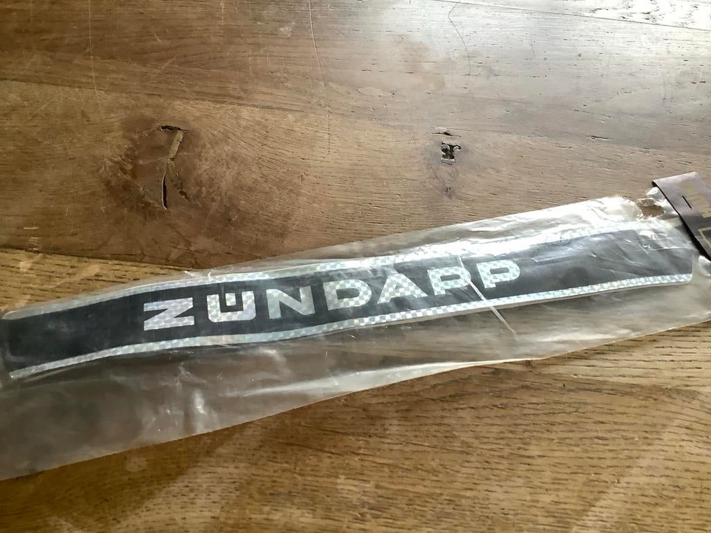 Zundapp holografische set, vintage.   42x 5 cm, Verzenden, Nieuw, Overige typen