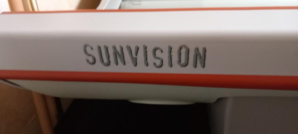 Zonnebank sunvision dubbel zijdig., Ophalen, Zo goed als nieuw, Zonnebank enkelzijdig