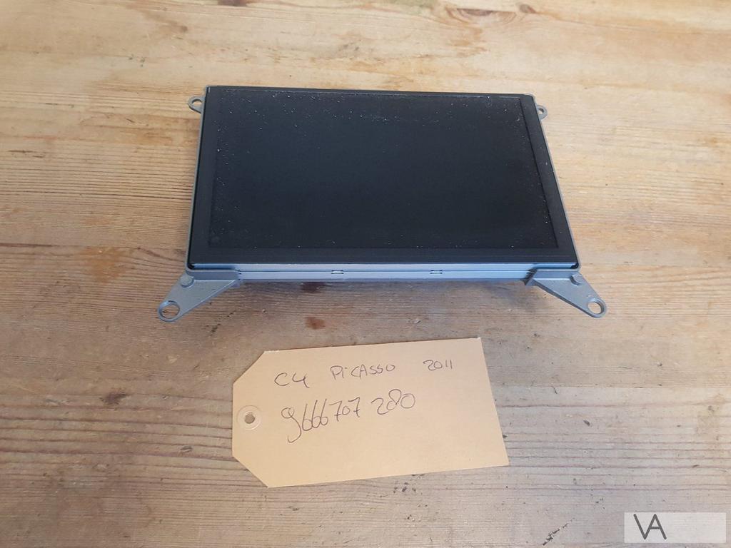 Citroen C4 picasso display navigatie 2007 - 2013 5555505703, Ophalen of Verzenden, Gebruikt, Citroën