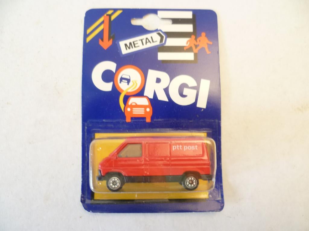 Corgi 53250 1986 Busje PTT Post Van 7cm modelauto., Ophalen of Verzenden, Nieuw, Auto